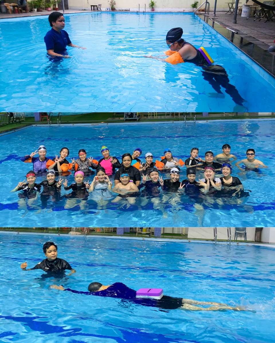 Các khóa dạy bơi cho người lớn