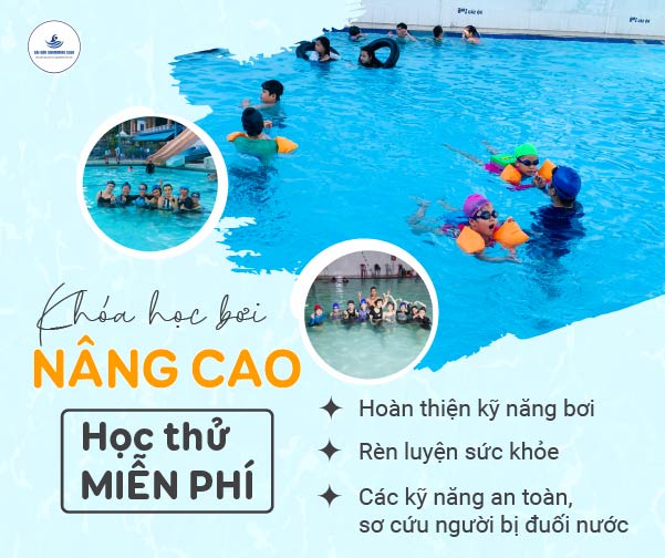 Bạn sẽ học được gì khi tham gia khóa dạy bơi nâng cao?